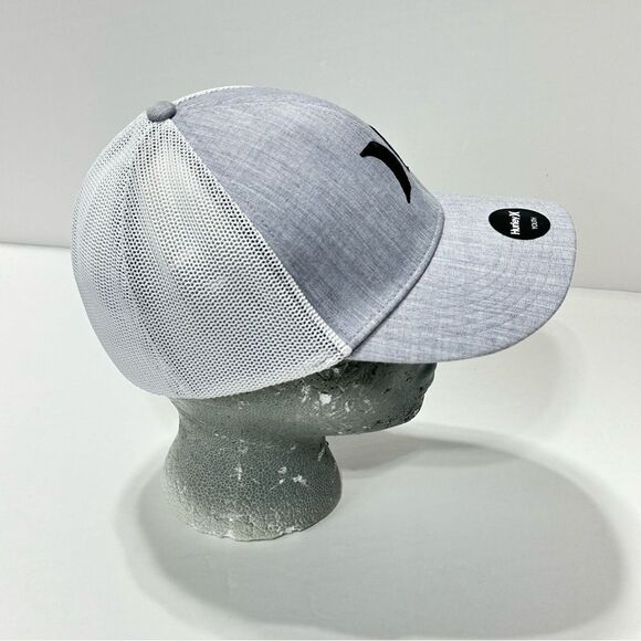 Hurley Youth Fitted Hat NWT Gray and Mesh - Picture 3 of 8